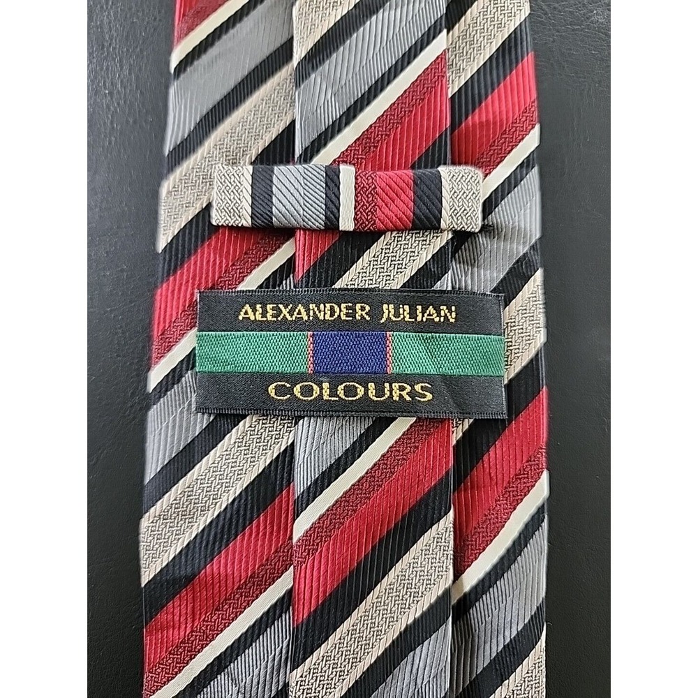 Men's Neck Tie Alexander Julian ColoursSilk L59" W3.25"